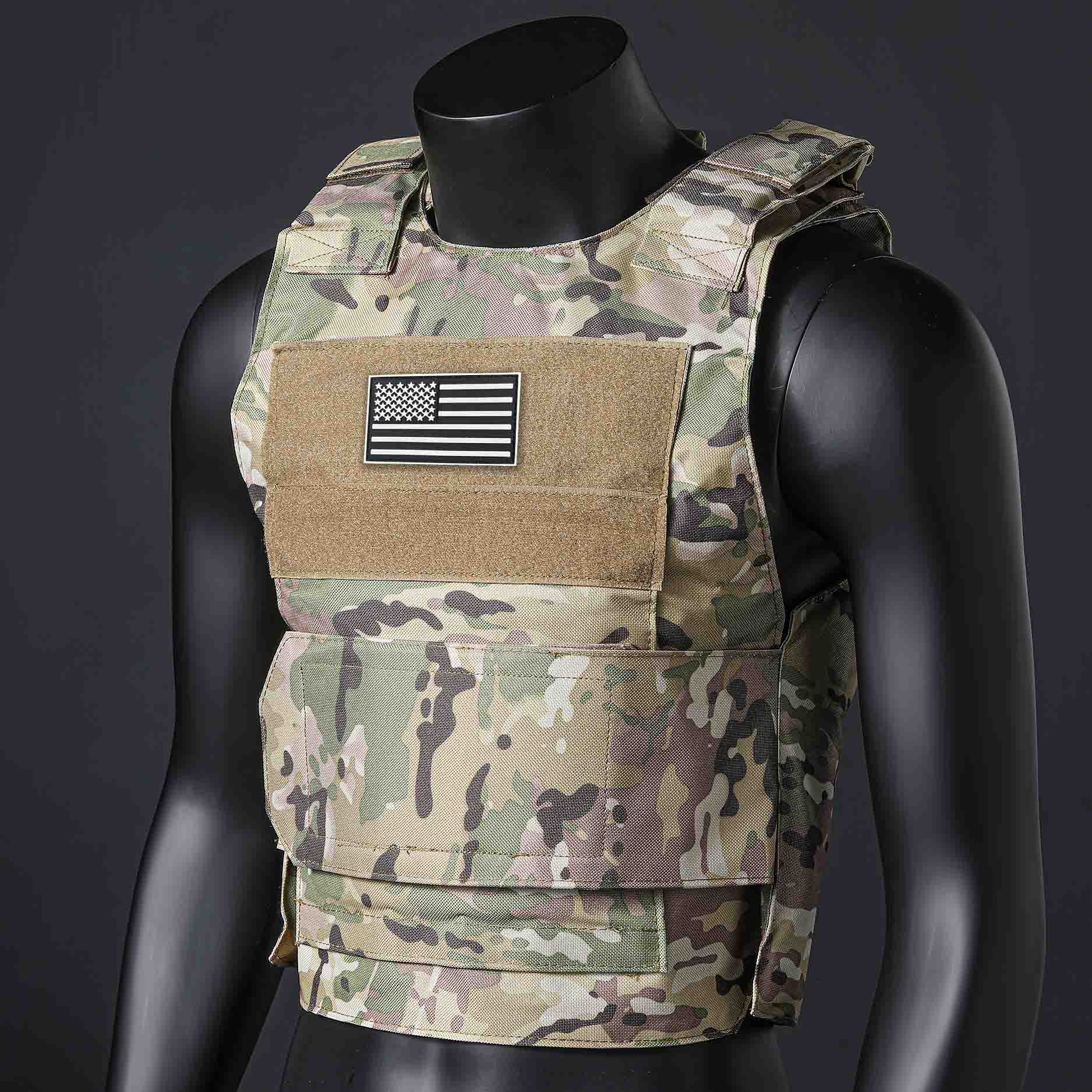 Crossfit Weight Vest - (Geschenk van Amerikaanse vlag) Snelle detachementstraining
