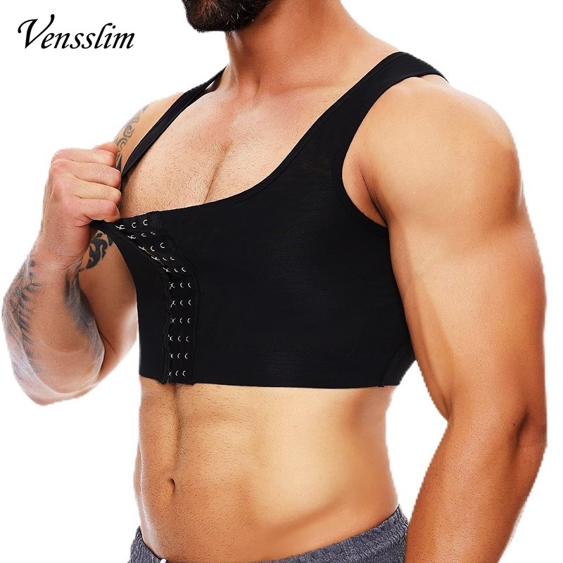 Crossfit Weight Vest - Vensslim Heren Gynaecomastie Compressie Push Up