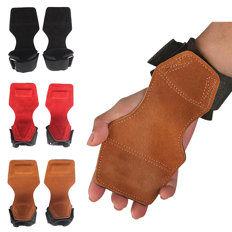 Crossfit Lifting Gear - Dikke leren gewichthefhandschoenen, handpalm beschermers, antisliphandschoenen,