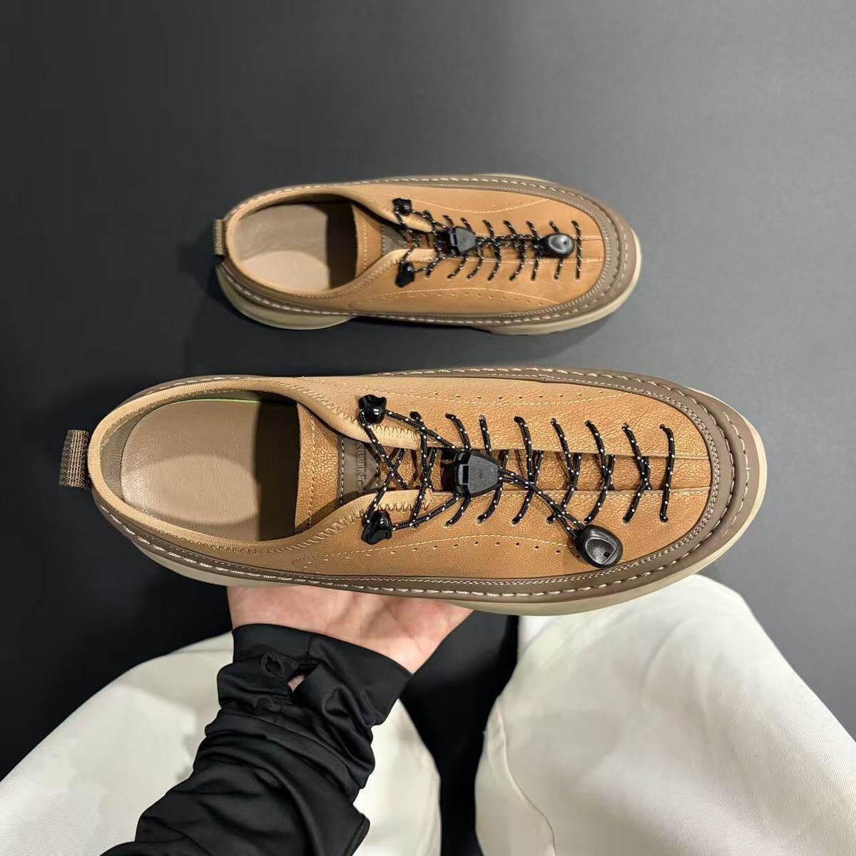 Crossfit Hard - Heren Casual Sneakers Elastische Veters Dikke