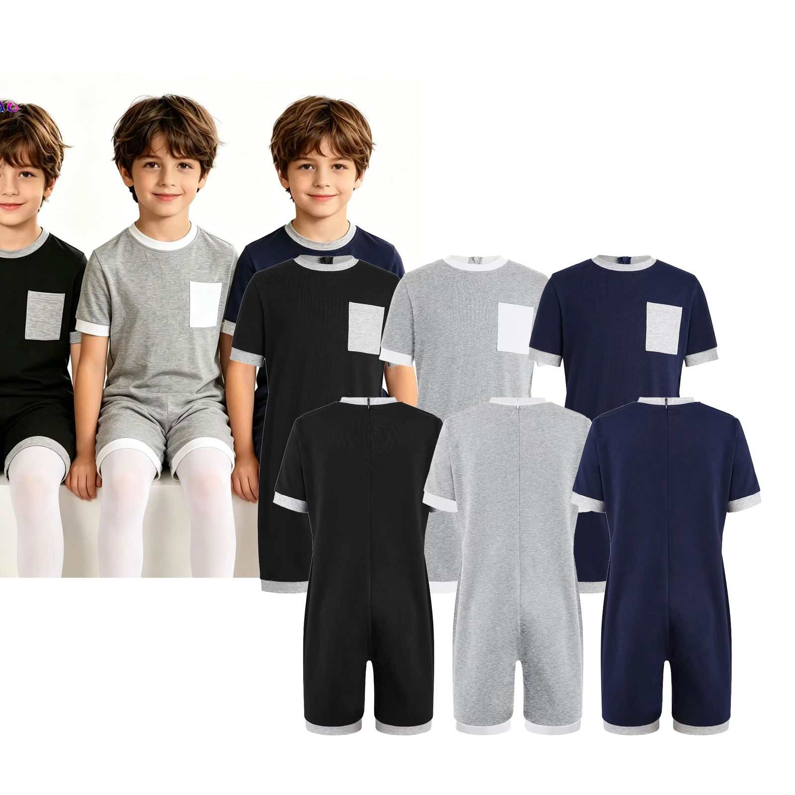 Knee Sleeve Pair - 3 stuks Unisex Kinderen Speciale Behoeften