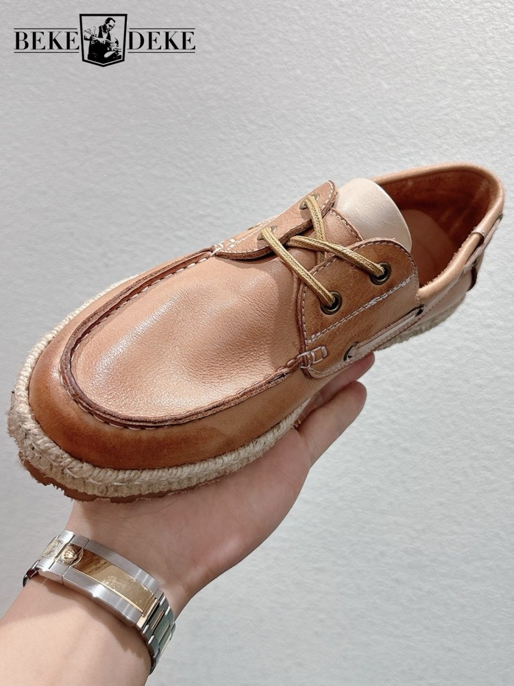 Crossfit Male - Britse retro herenschoenen met ronde neus,