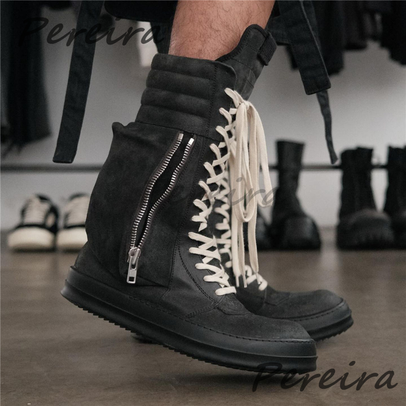 Zwart Suede Platte Hoge Top Sn - Crossfit Male recensie en prijs
