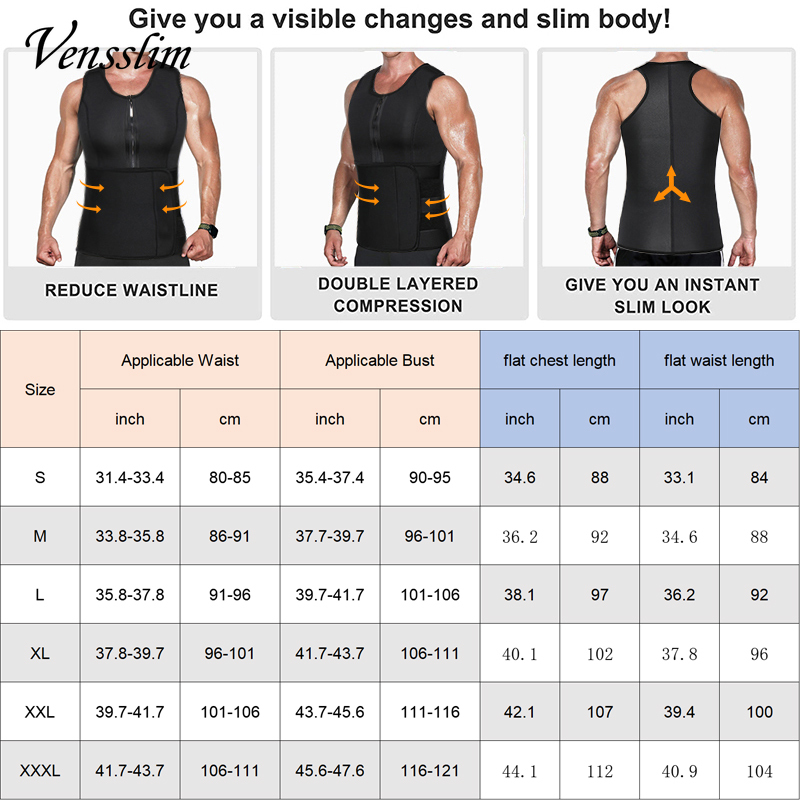 Mannen Neopreen Sauna Rits Tai - Crossfit Weight Vest recensie en prijs
