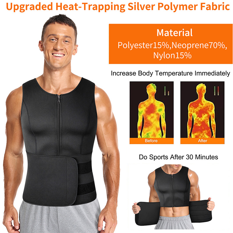 Mannen Neopreen Sauna Rits Tai - Crossfit Weight Vest recensie en prijs