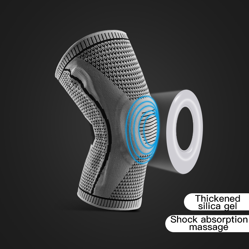   Elastische siliconen kniebra - Knee Sleeve Pair recensie en prijs