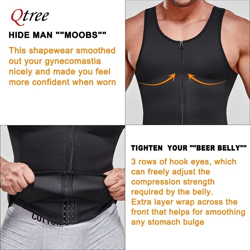 Qtree Heren Afslanken Sauna Ta - Crossfit Weight Vest recensie en prijs