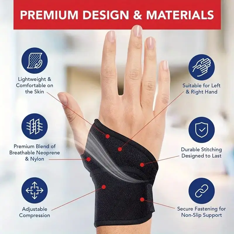 Verstelbare polsbrace, perfect - Wrist Wrap Support recensie en prijs