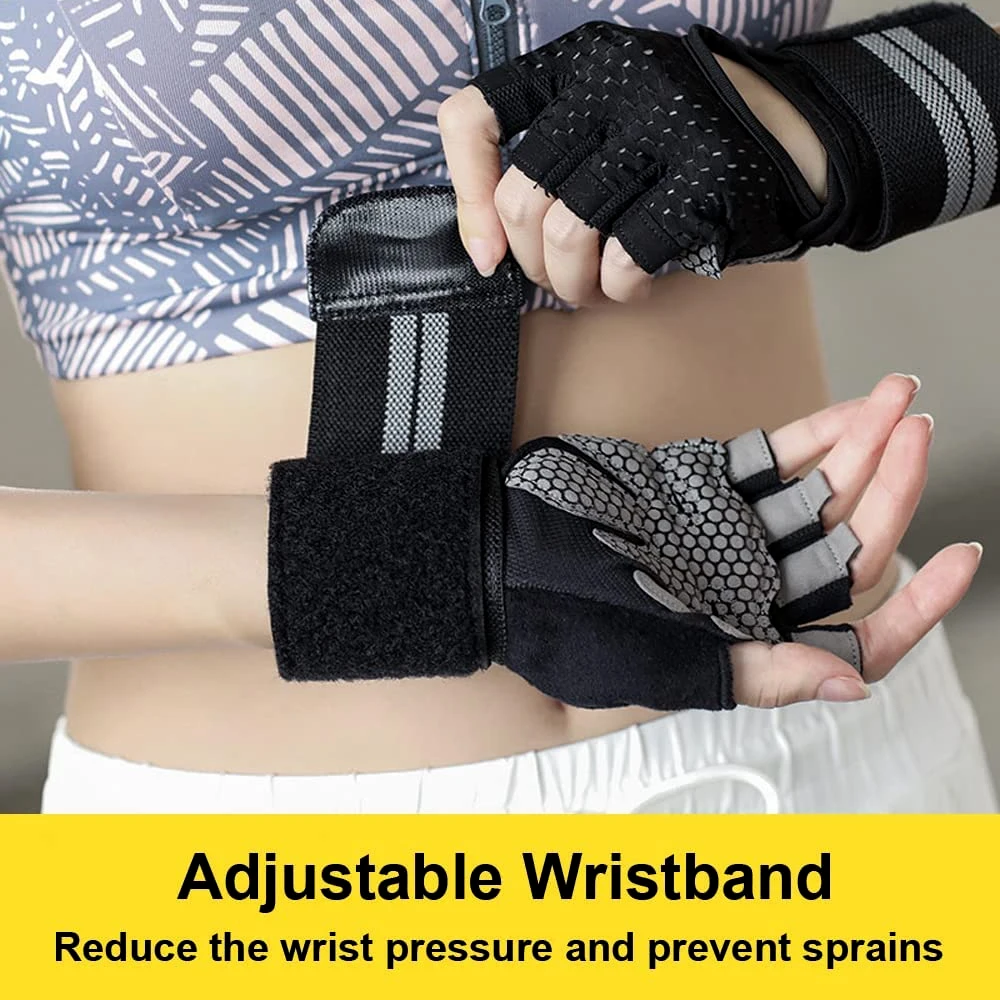 1 paar halve vinger gym fitnes - Wrist Wrap Support recensie en prijs