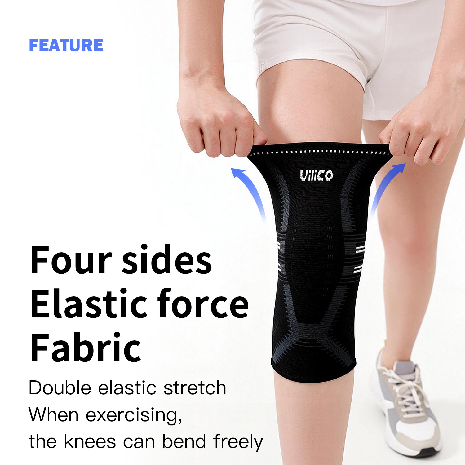 1 stuks kniebrace voor dames & - Knee Sleeve Pair recensie en prijs